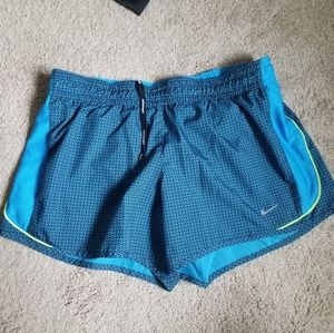 Blue Nike shorts dri fit
